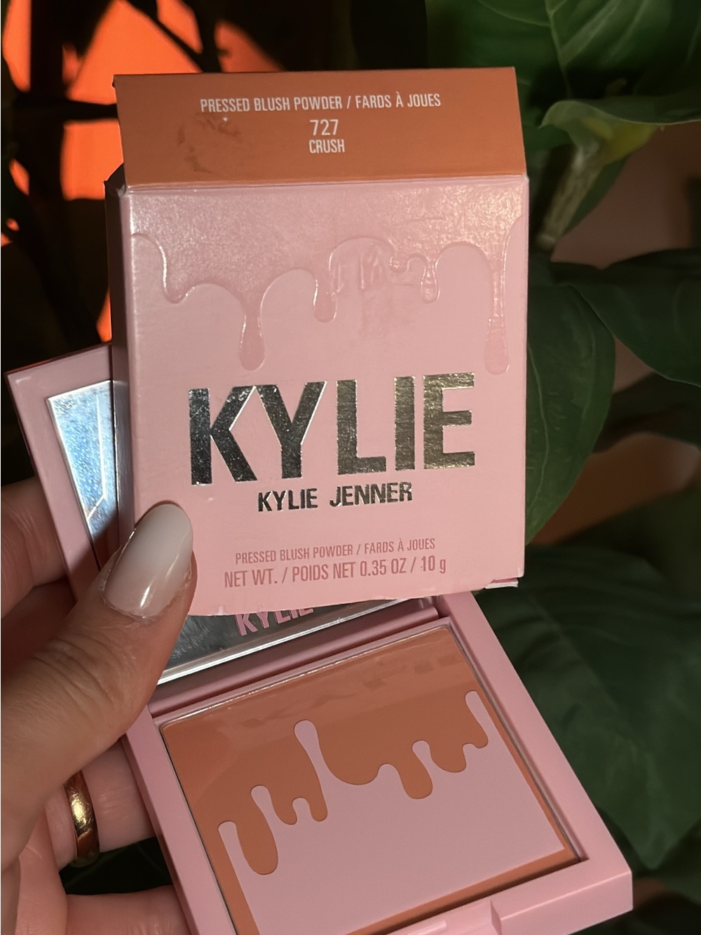 Kylie Pressed Blush Powder — Crush (Peach Pink)